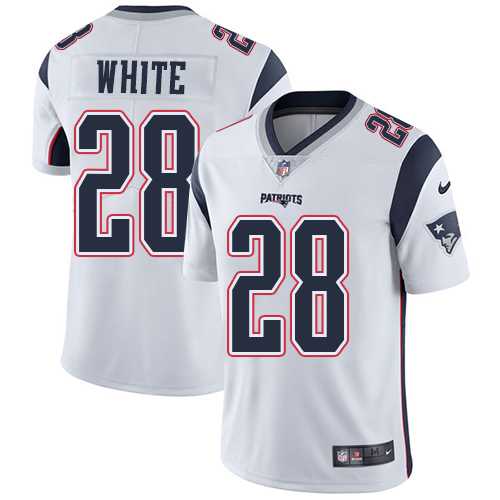 Nike New England Patriots #28 James White White NFL Vapor Untouchable Limited Jersey,We sell and wholesale Nike New England Patriots #28 James White White NFL Vapor Untouchable Limited Jersey on line form chian!